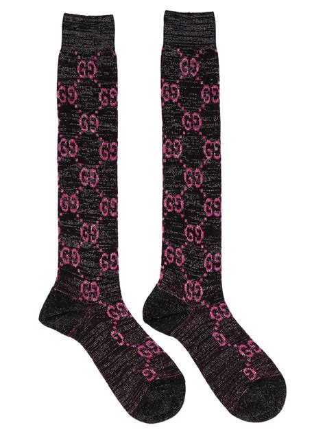 Gucci: Black GG Socks 